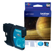 Tusz Brother do DCP395CN/585CW/6690CW715W | 325 str. | cyan | LC1100C
