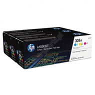 Zestaw trzech tonerów HP 305A do LJ Pro 300 color M375/475 | 3 x 2 600 str. |CMY | CF370AM