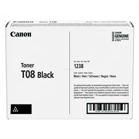 Toner Canon T08 black  i-SENSYS X 1238P Series