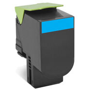 Kaseta z tonerem Lexmark 802HC do CX-410/510 | zwrotny | 3 000 str. | cyan | 80C2HC0