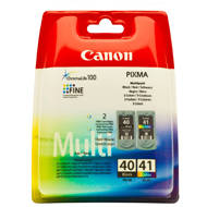 Zestaw dwóch tuszy Canon PG-40/CL-41 do iP1600/2600 | CMY + K | 0615B043