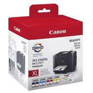 Zestaw czterech tuszy Canon PGI2500XL do MB-5050/5350 | 4 x 19.3ml | CMYK | 9254B004