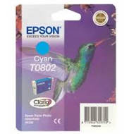 Tusz Epson T0802 do Stylus Photo R-265/285/360 RX560 | 7,4ml | cyan | C13T08024011