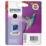 Tusz Epson T0801 do Stylus Photo R-265/285/360 RX560 | 7,4ml | black | C13T08014011