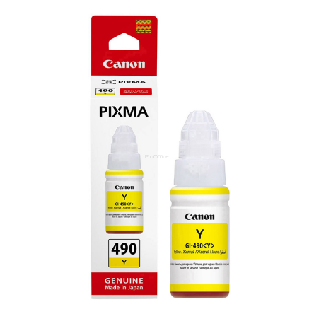 Tusz Canon GI-490  do Canon  PIXMA  G1400/G2400/G3400 | 70ml | yellow