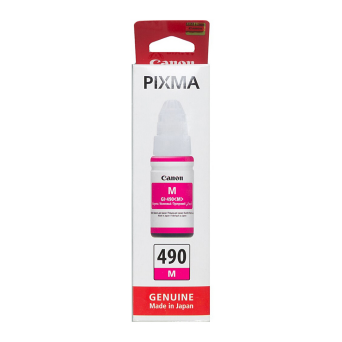 Tusz Canon GI-490  do Canon PIXMA G1400/G2400/G3400 | 70ml | magenta