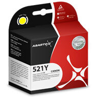 Tusz Asarto do Canon CLI521Y | iP3600/4600/4700/MP540/550 | yellow | AS-C521Y