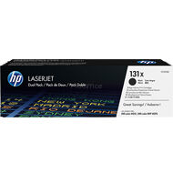 Zestaw dwóch tonerów HP 131X do Color LaserJet M251/M276 | 2 x2 400 str. | black | CF210XD