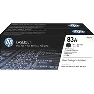 Zesatw dwóch tonerów HP 83A do LaserJet Pro M125/127 | 2 x 1 500 str. | black | CF283AD