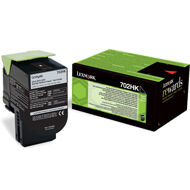 Kaseta z tonerem Lexmark 702HK do CS-310/410/510 | zwrotny | 4 000 str. | black | 70C2HK0