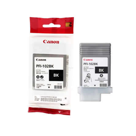 Tusz Canon PFI102B do  IPF-500/600/700/710/720/750 | 130ml | photo black