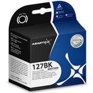 Tusz Asarto do Brother LC127 J4410DW/4510/4610/4710 | black | AS-B127BK