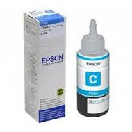 Butelka z tuszem Epson T6642 do L-100/200/210/300/355/550 | 70ml | cyan | C13T66424A