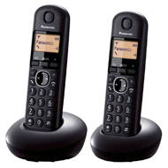 Telefon cyfrowy bezprzewodowy Panasonic KX-TGB212PDB z 2 słuchawkami | KX-TGB212PDB