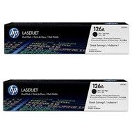 Zestaw dwóch tonerów HP 126A do C LJ Pro CP1025, M175 | 2 x 1 200 str. | black | CE310AD