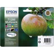 Zestaw tuszy Epson T1295 do Stylus SX-230/235W/420W/425W/430W | 32,2ml | CMYK | C13T12954010