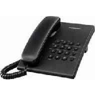 Telefon Panasonic KX-TS500PDB przewodowy czarny | KX-TS500PDB