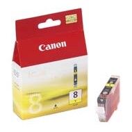 Tusz Canon CLI8Y do iP-4200/4300/5200/5300/6600, MP-500/600/800 | 13ml | yellow | 0623B001
