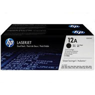 Zestaw dwóch tonerów HP 12A do LaserJet 1010/1012/1015 | 2 x 2 000  str. | black | Q2612AD