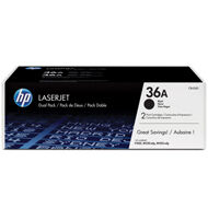 Zestaw dwóch tonerów HP 36A do LaserJet P1505, M1120/1522 | 2x2 000 str. | black | CB436AD
