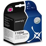 Tusz Asarto do Brother LC980M/1100M | DCP145/165C/MFC250C I magenta | AS-B1100/980M