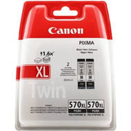 Zestaw dwóch tusz Canon PGI-570PGBK XL do Pixma MG-5750/6850 | 2 x 22ml | black | 0318C007