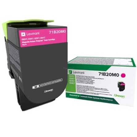 Kaseta z tonerem Lexmark  71B20M0 do CS/CX3 | zwrotny | 2 300 str. | magenta