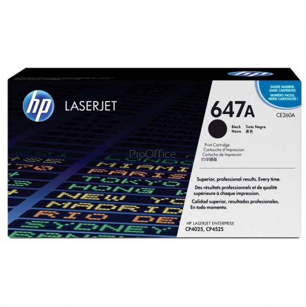 Toner HP 647A do LaserJet CP4025/4525/4540 | 8 500 str. | black
