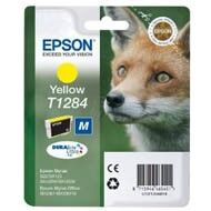 Tusz Epson T1284 do Stylus S22, SX-125/130/230/235W/420W | 3,5ml | yellow | C13T12844011