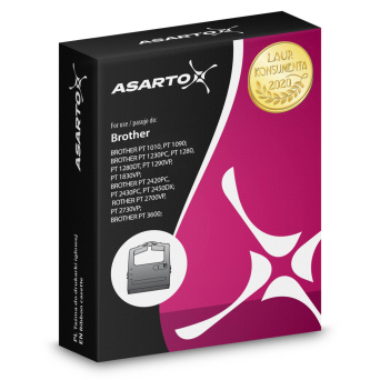 Taśma Asarto do Brother R631N | TZE631 |  black/YL | 12mm*8m